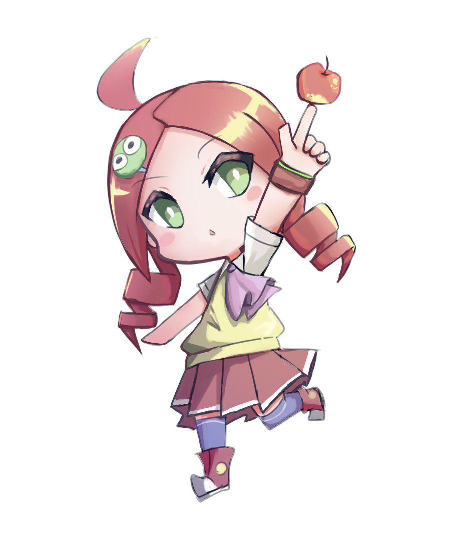 ぷよぷよのリンゴちゃんで色塗り練習 一枚目がぶくろて先生参考 二枚目がいつ ニーハオ三平 Vtuberのイラスト