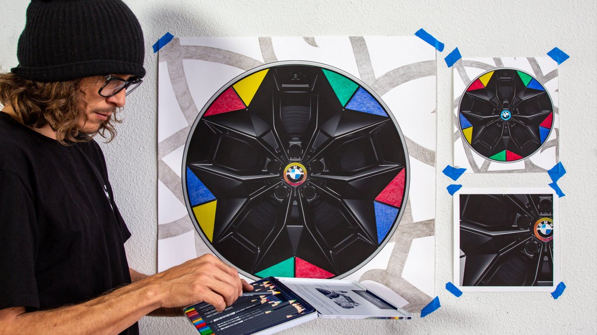 BMWGroup's tweet photo. The rims of the #THEiX3 have inspired renowned artists to create their own designs.

See more: https://t.co/8iwrWRzPGj

#BMWGroup

The #BMW iX3.
Power consumption kWh/100km: 17.8–17.5 (NEDC); 19.0–18.6 (WLTP). Electric range/km: 458–450 (WLTP). https://t.co/spvNMvHZa3 https://t.co/Kcca7Egps5