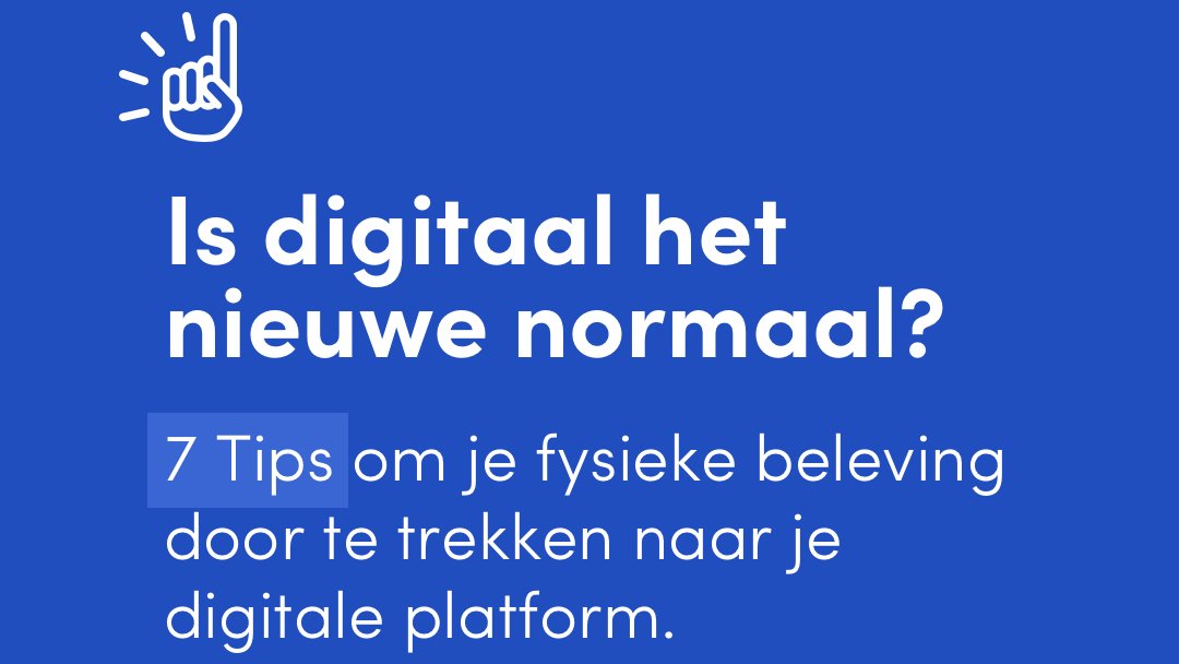 Op deze zonnige vrijdag delen we 7 tips om de fysieke beleving van jouw winkel of organisatie door te trekken naar je digitaal platform 🤓