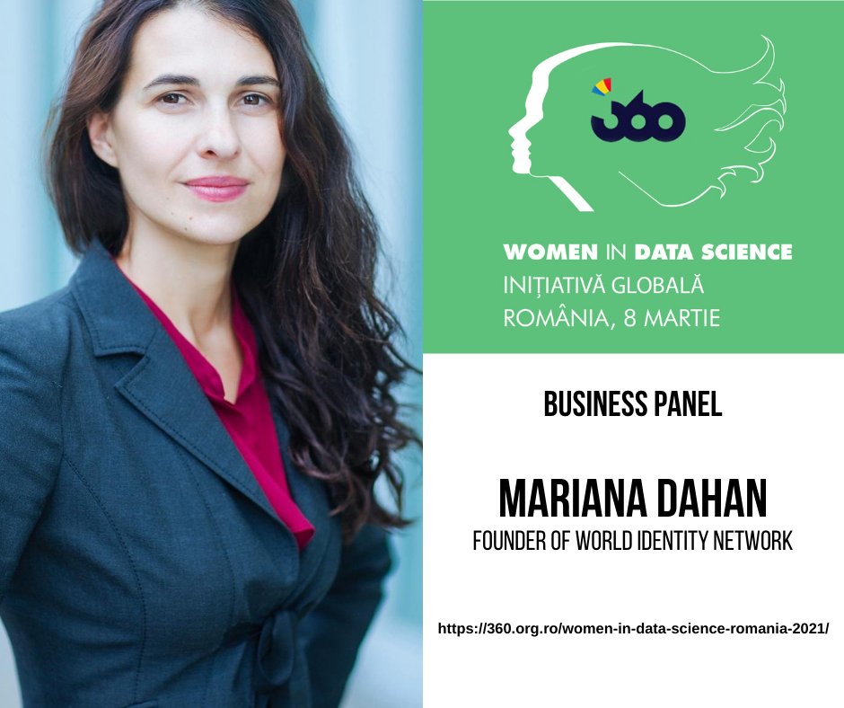 360orgro1's tweet image. #WiDSRO Business Panel
@MarianaDahan este fondator și CEO al @WINdotSystems, organizație non-profit care pledează pentru identitatea universală. Inițiativa a fost lansată pe insula lui Sir @richardbranson, cu sprijinul organizațiilor umanitare
Register: 360.org.ro/women-in-data-…