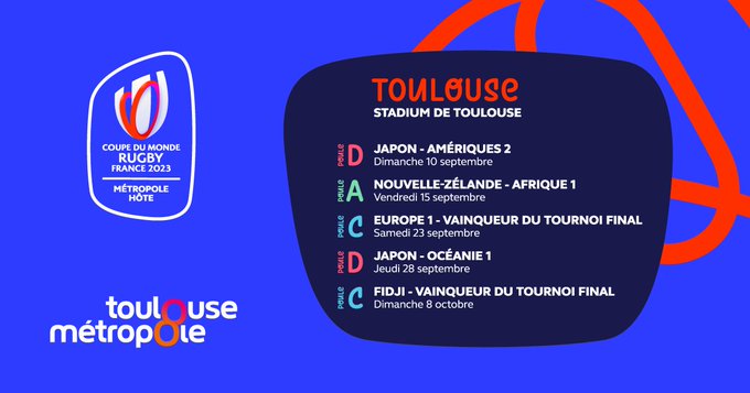 Calendrier Insa Toulouse 2023 2024 Coupe Du Monde De Rugby : Les All Blacks Joueront Au Stadium De Toulouse Le  15 Septembre 2023
