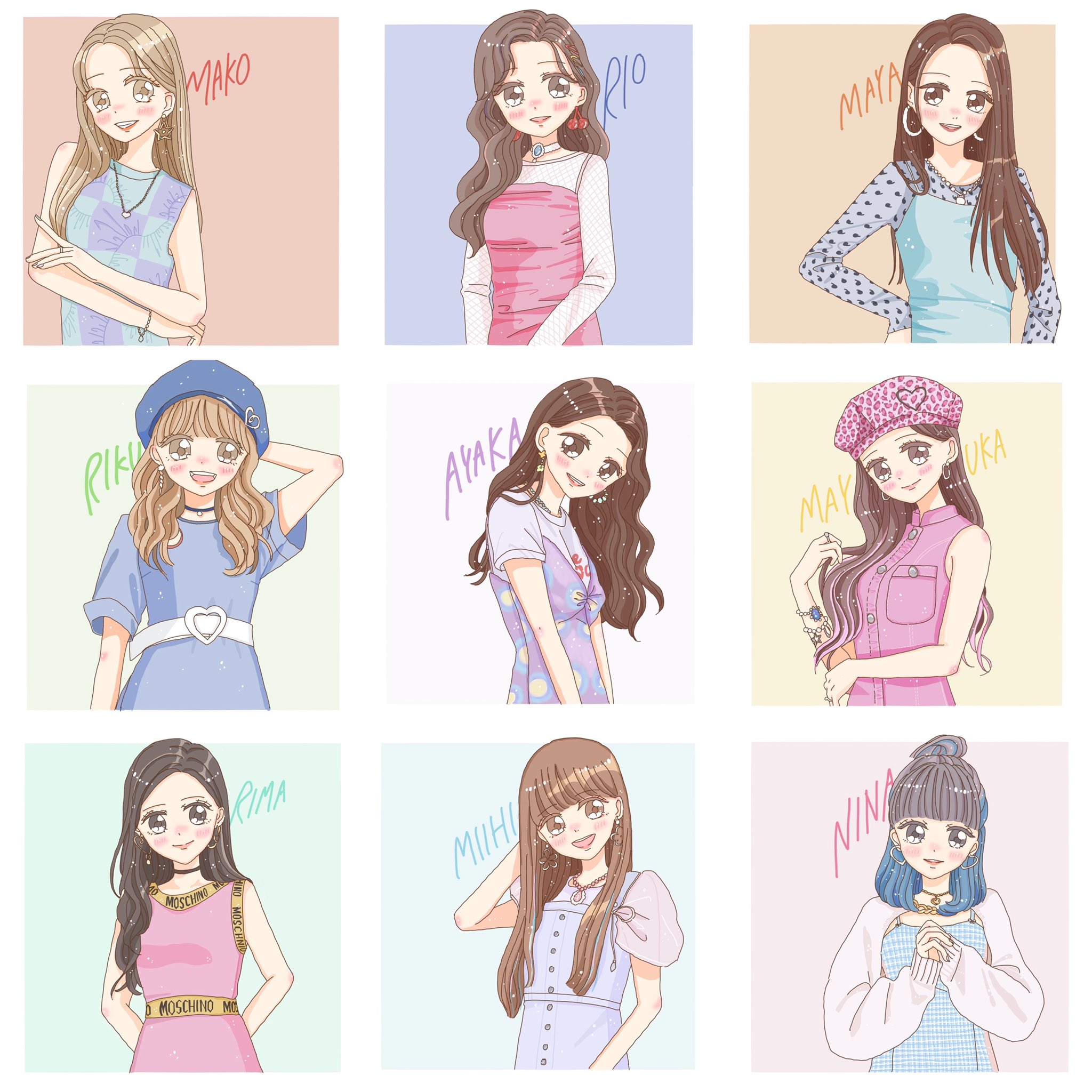 توییتر にみ ゆるふわイラスト در توییتر 大好きなniziu 描いてみた みんなの可愛さが伝われば嬉しいなぁ それぞれの画像も投稿するので フォロワー様限定でアイコンに使用 Niziu Niziufanart 使用の際はプロフィールに Ni Mi 23 を記載して下さい
