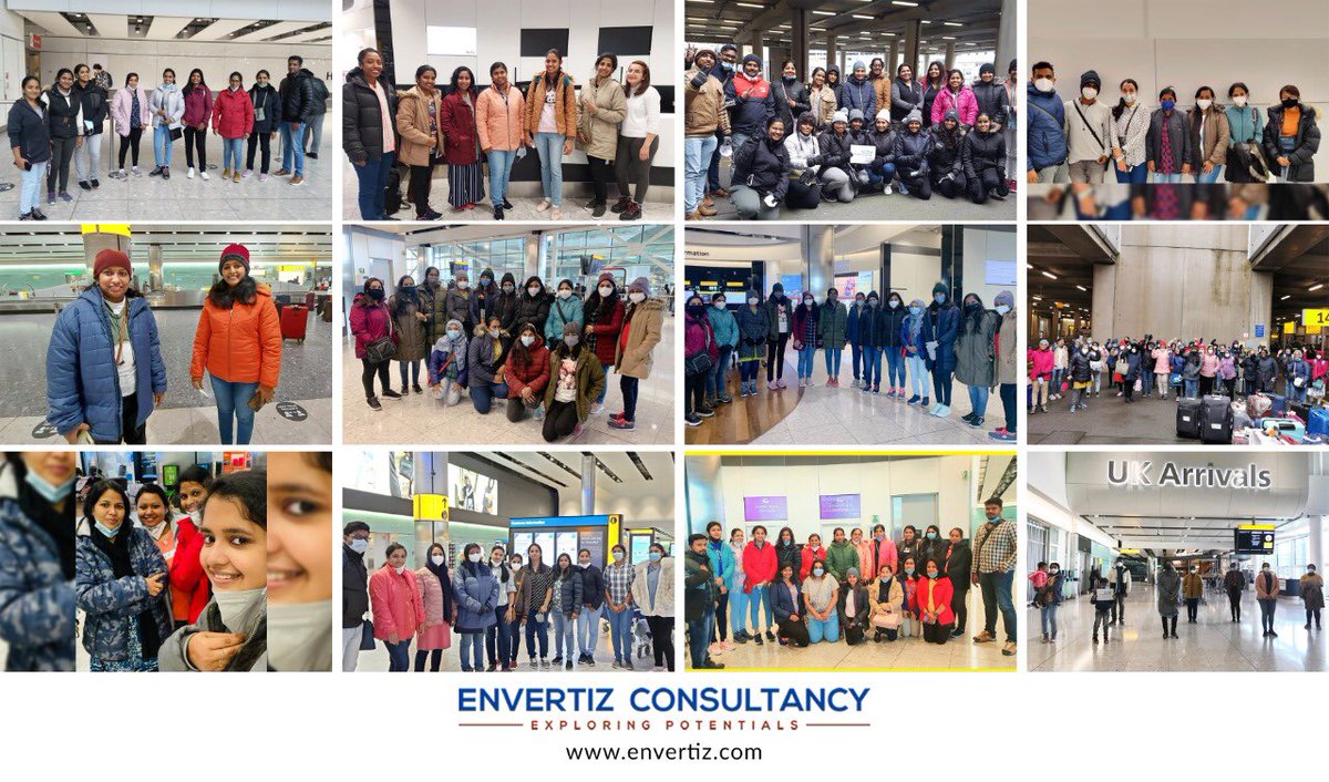 Envertiz's tweet photo. These are the smiles, we proudly contributed towards this February :) #happynurses #overseasnurse #nhs #envertiz https://t.co/49Oq7HWyoJ
