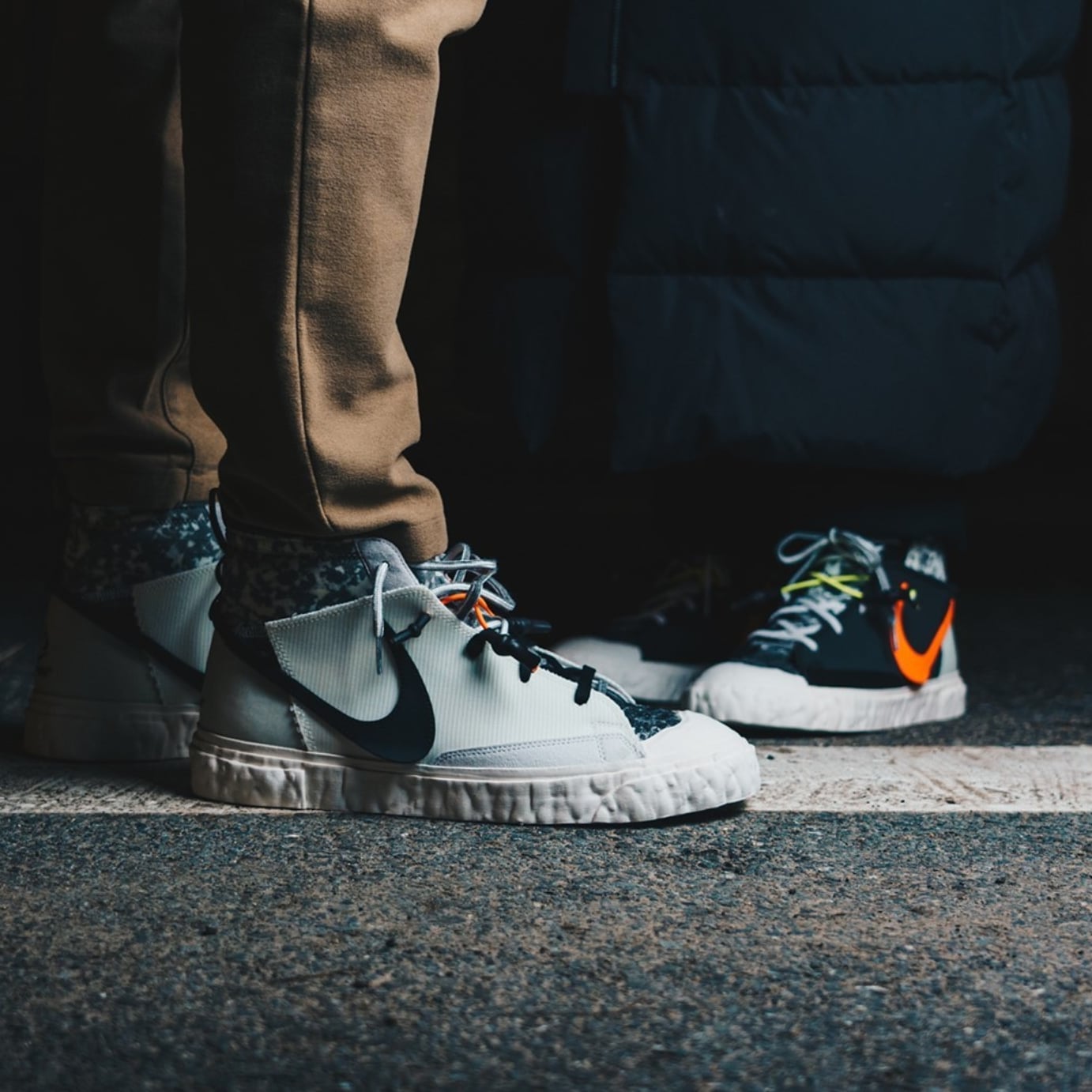 ready made blazer on feet