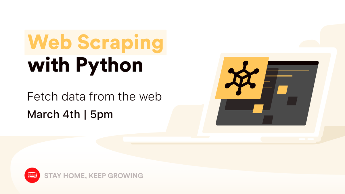 LeWagonLondon's tweet photo. Interested in data? 

🚀Join our FREE online workshops next week and discover Data Analytics, Python Web Scraping and SQL! 

👉Follow the link to register today  https://t.co/4qQoZKYsIC #coding #webdeveloper #DataScience #free #workshop @Meetup https://t.co/kUdkWyqbb7