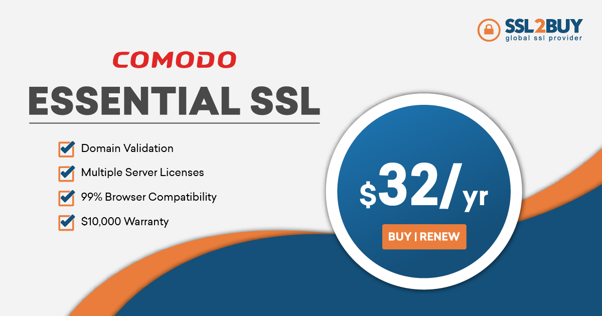 SSL2BUY's tweet image. Comodo Essential SSL comes with robust encryption, unlimited server licenses, unlimited re-issuance, 10,000 USD warranty at the cheapest price.

Buy Essential SSL:- ssl2buy.com/comodo-essenti…

#comodo #essentialssl #comodoessentialssl #websecurity #ssl2buy #cheapssl #websitesecurity
