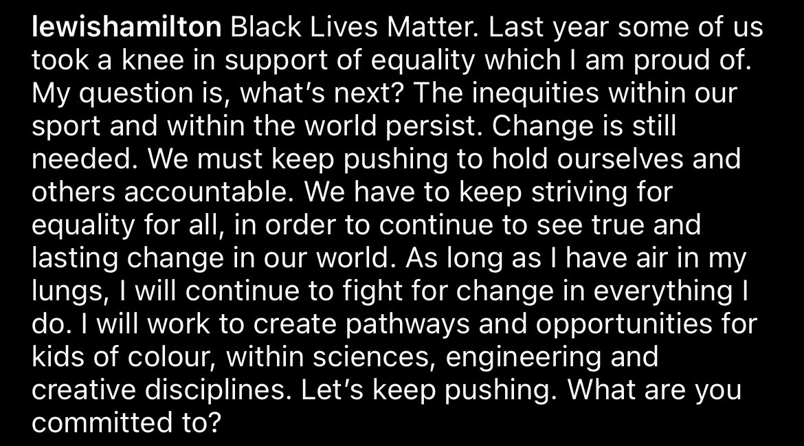 Lewis Hamilton (@lewishamilton) on Twitter photo 