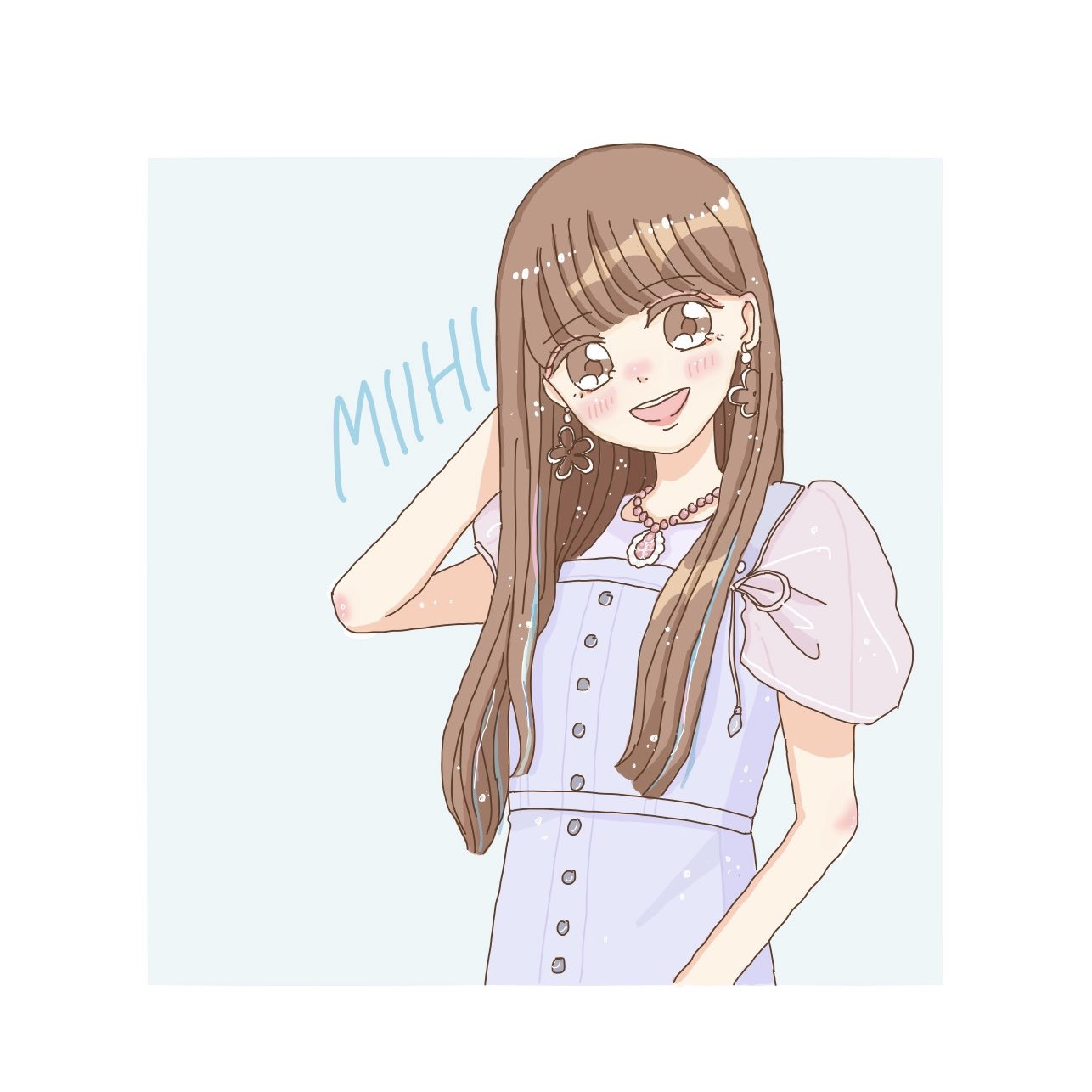 Twitter 上的 にみ ゆるふわイラスト Niziu Niziufanart 女の子イラスト 使用については固定ツイートを見てください T Co Rmepswjjcn Twitter