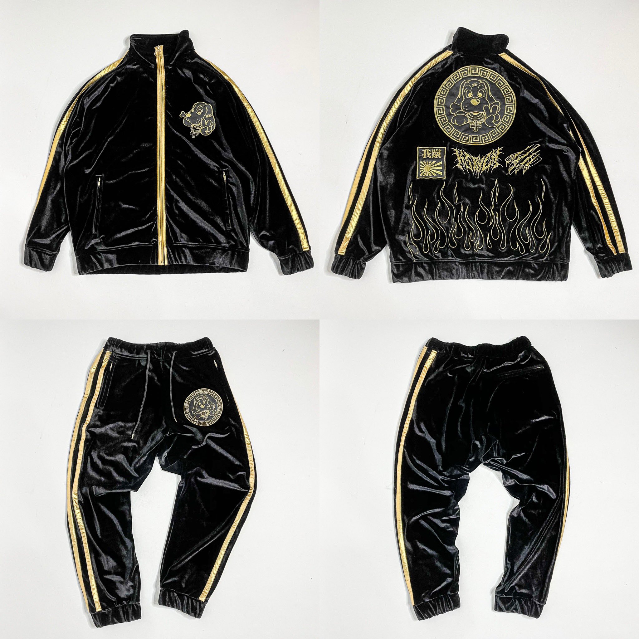 KRY & GALFY KRYdeKITA 上のみジャージ 黒 KRYdeKITA」 | KRY clothing