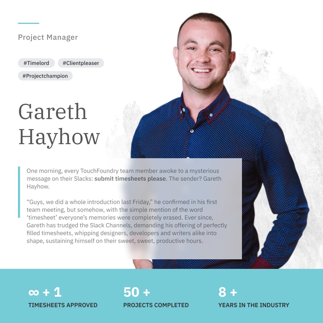 TheTouchFoundry's tweet photo. Meet the rest of our team here : https://t.co/niilfraw7O
#touchfoundry #tfteam #projectmanager #developers #webdesign #uidesign #uxdesign https://t.co/uK9ebFZwDU