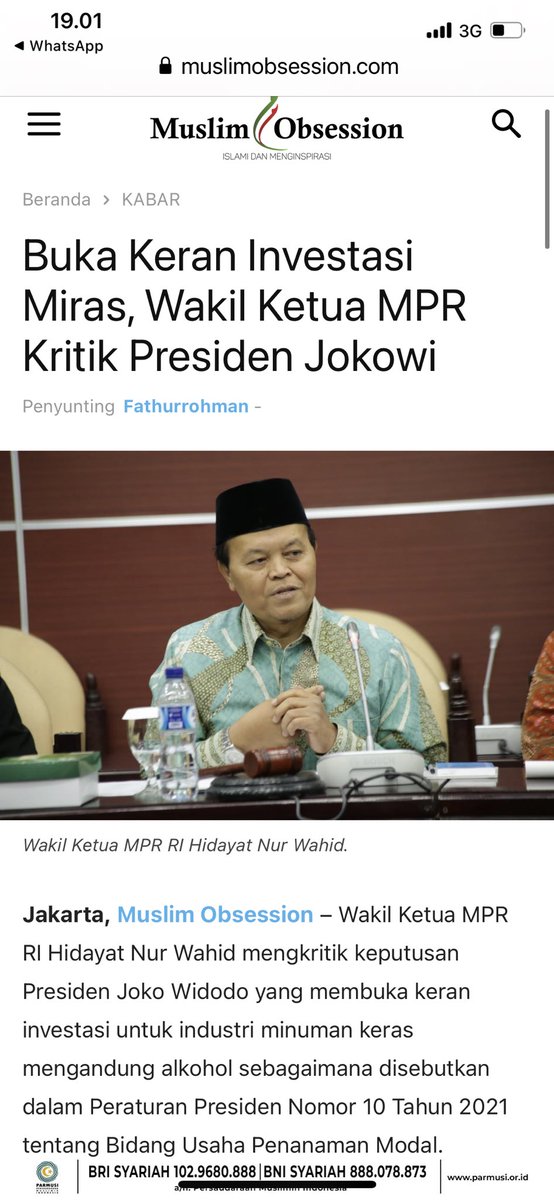 hnurwahid's tweet photo. Terkait Perpres no 10/2021 ttg investasi miras,MRP(Majlis Rakyat Papua) tolak investasi miras di Papua. Gub Papua jg nyatakan di Papua ada Perda larangan minuman keras unt lindungi Rakyat Papua. Demi Rakyat,baiknya Presiden @jokowi cabut perpres investasi miras yg bermasalah itu. https://t.co/DesJHN12JU