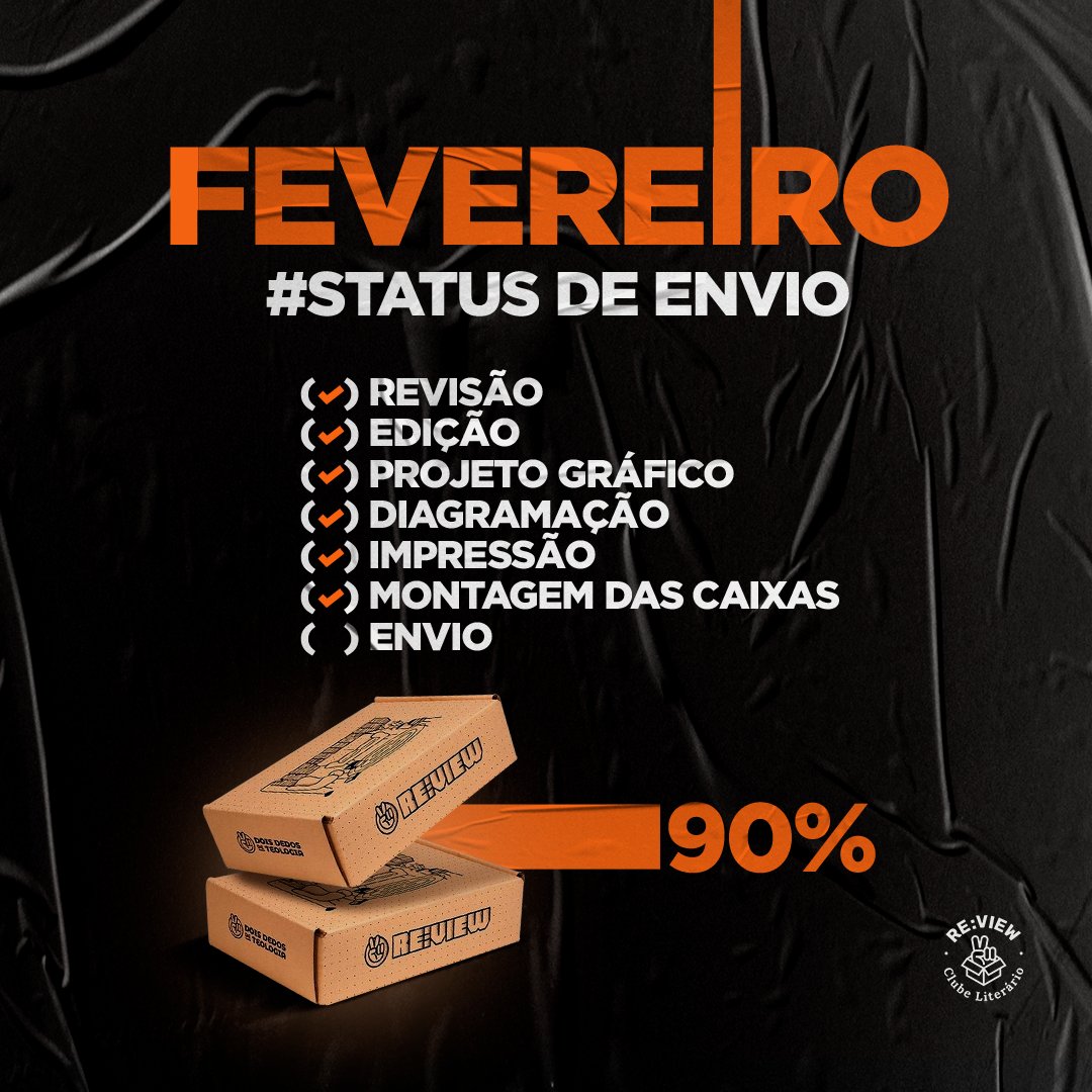 reviewclube's tweet photo. Confere só o status de envio da nossa caixa de fevereiro! 📦

Tivemos um ano complicado, vários fatores atrasaram nossa entregas, mas estamos nos dedicando para normalizar nossa logística.

Agradecemos a todos os nossos assinantes pela confiança e a paciência. 💛 https://t.co/QHMZyXQmrh
