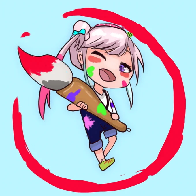 ちびキャラオルタナティブ
#ioarts #絵フブキ #あくあーと #絵まる 