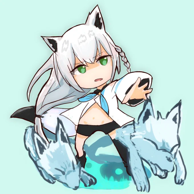 ちびキャラオルタナティブ
#ioarts #絵フブキ #あくあーと #絵まる 