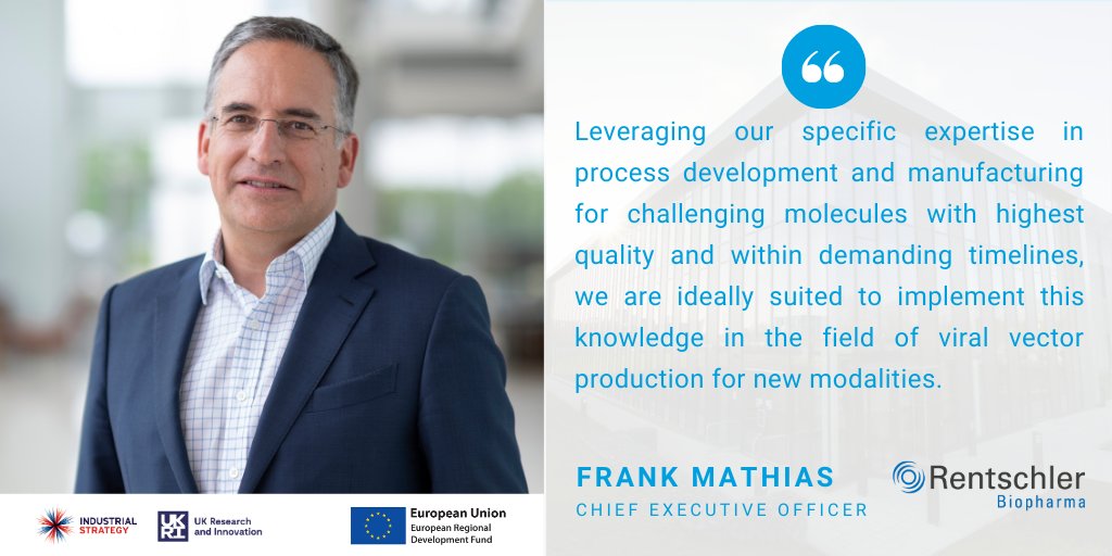 #ICYMI: Rentschler Biopharma to build new cell and gene therapy capabilities in the UK at CGT Catapult facility in Stevenage, confirming UK's global attractiveness for the development of #ATMPs 🧬🌟🇬🇧 Get the full story... 👉 ow.ly/9uYd50DKEln #ERDF #InvestinGREAT