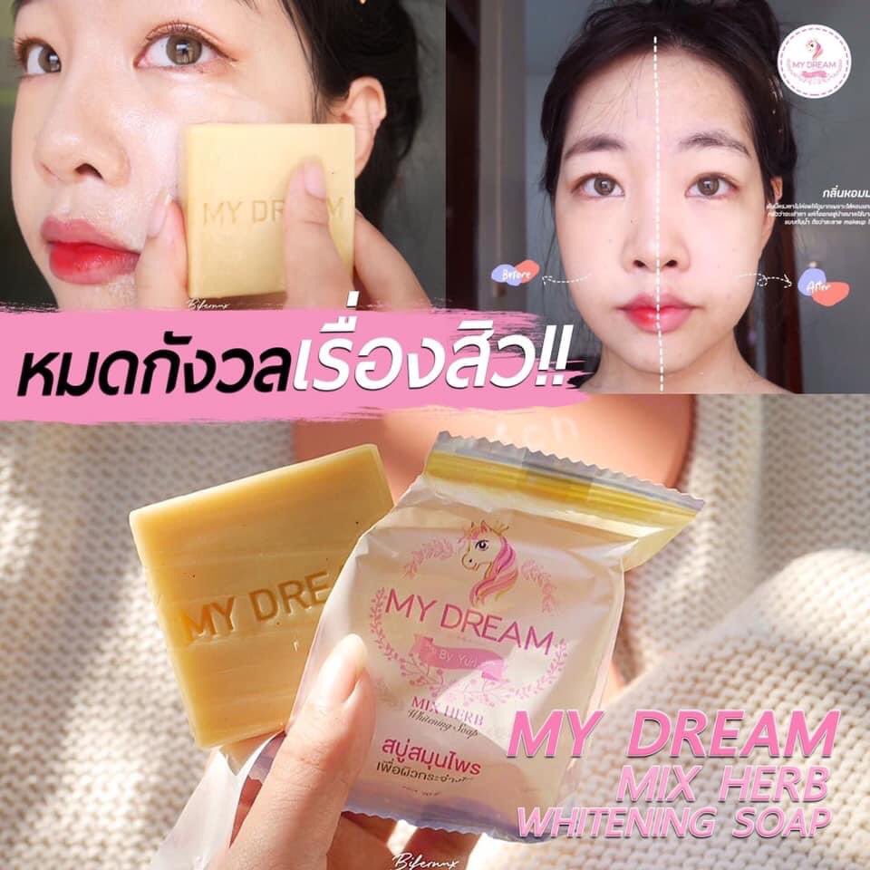 a_atchanok's tweet photo. พร้อมส่ง ก้อน 59 บาท โปร 10 ก้อน 350 บาท คุ้มมากกก #สบู่มายดรีม 🍃 https://t.co/QsN5sPzukn