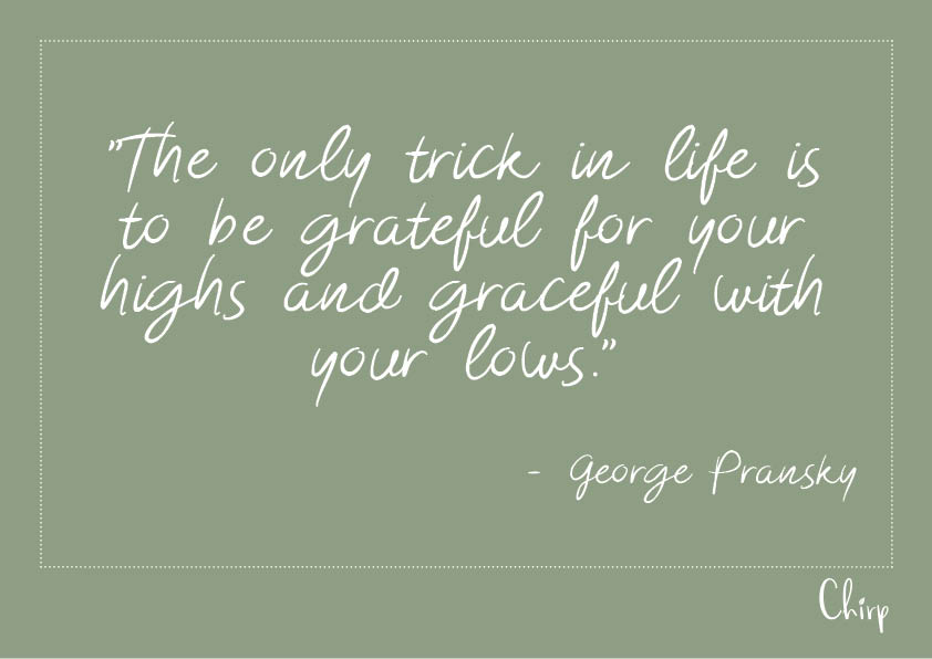 chirp_ltd's tweet photo. One of the great things about gratitude is that it can remind us not to take things for granted, many of our experiences are fleeting and once they're gone they're gone, so focussing in the moment can help us to enjoy  them more fully. https://t.co/7WIVRp1XFe
