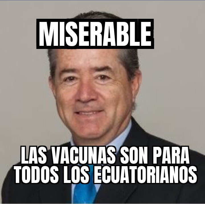 jcarreraandrade's tweet photo. Ministro del cinismo sigue haciendo de las suyas . Ya cuento de clínica privada donde vacunaron personal administrativo. hermana de titular de una entidad de control es accionista mayoritaria. amigos del ministro y del gobierno son los únicos vacunados. Se podrá ver al espejo? https://t.co/nflbiqegRL
