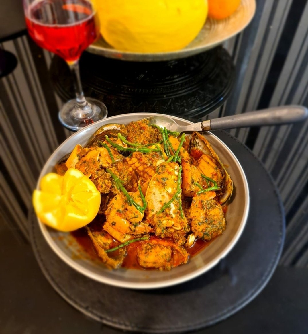 bliss_park's tweet photo. Ahoy mateys! 

This week Sunday serving Shrimp, Mussels, Clams, Sweet Potato &amp; Corn on the Cob in Mauritian Creole Sauce

https://t.co/Nj3XfI9eiI
#swingloaf #blissinthepark #southparkgardens #colab #seafoodsunday #wimbledon #sw19 https://t.co/OSh6QLDgAJ
