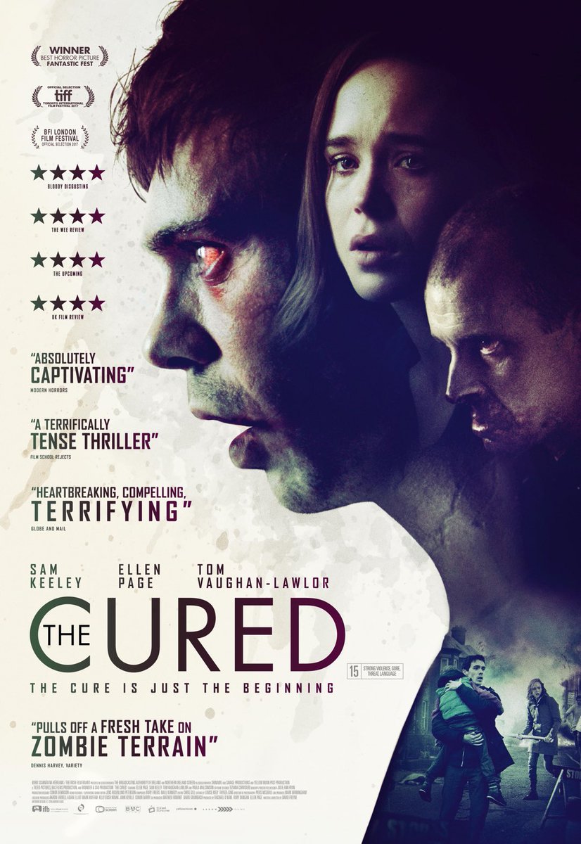 Check out the Irish television premiere of THE CURED produced Rachael O’Kane and Rory Dungan on RTE 2 tonight at 9:30. What better to distract you from COVID….than David Freyne’s eerliy prescient post-pandemic zombie horror!