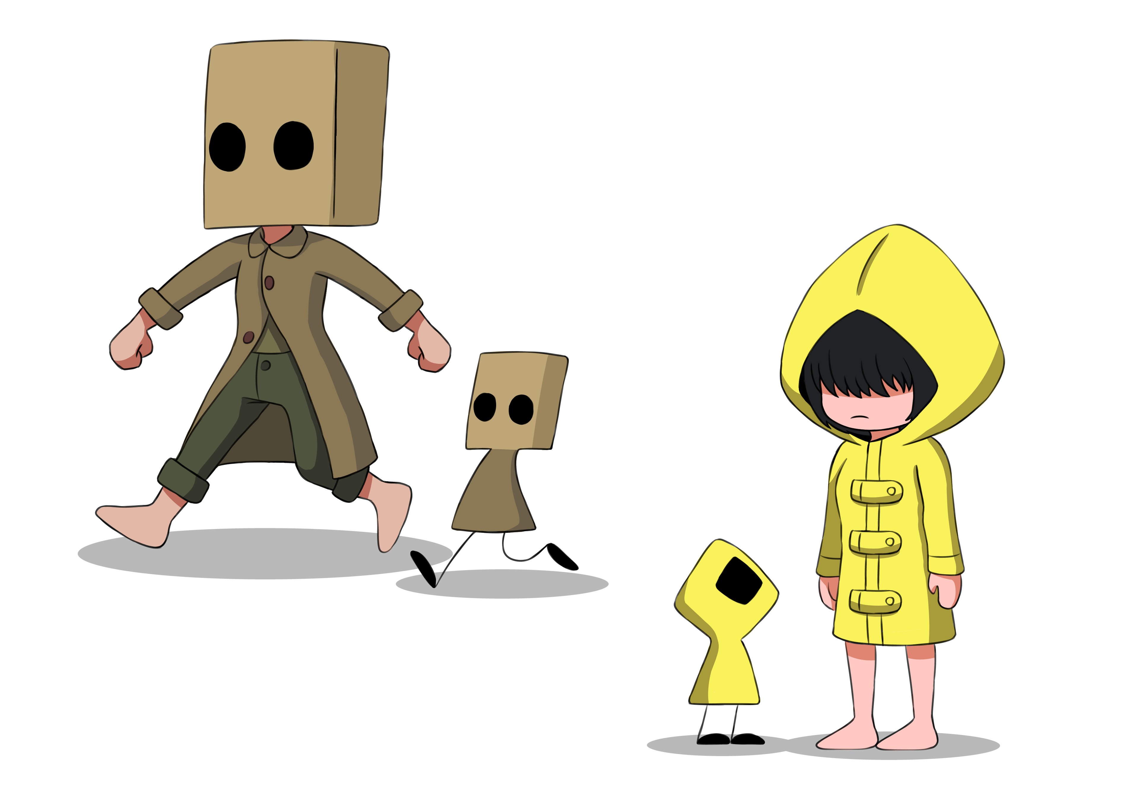 Little Nightmares 2 шестая без плаща арт
