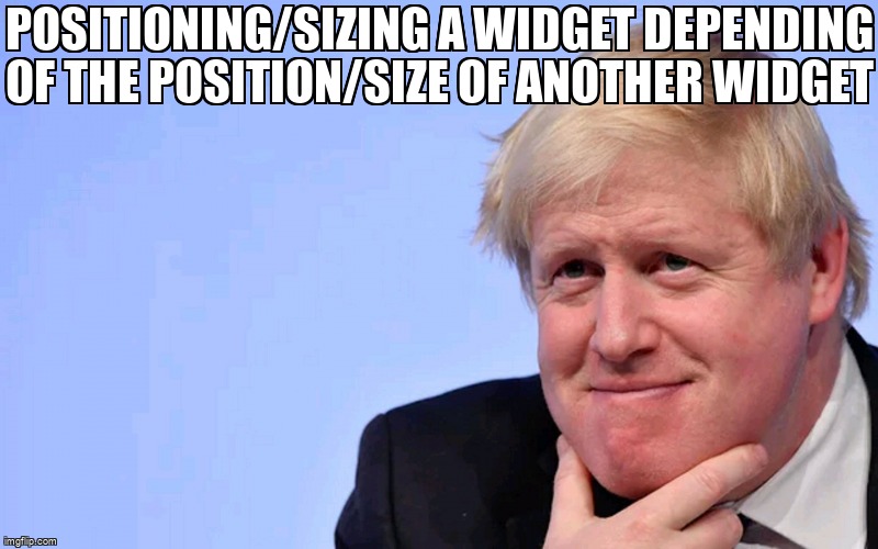 overflow_meme's tweet image. Positioning/Sizing a widget depending of the position/size of another widget stackoverflow.com/questions/4599… #flutter #dart #flutterwidget #flutteranimation #flutterlayout