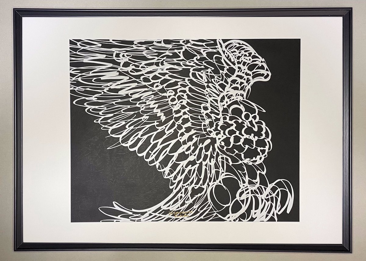 個展の準備

#切り絵 