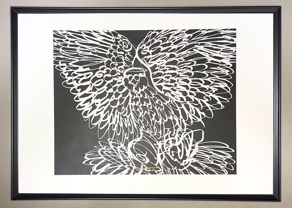 個展の準備

#切り絵 