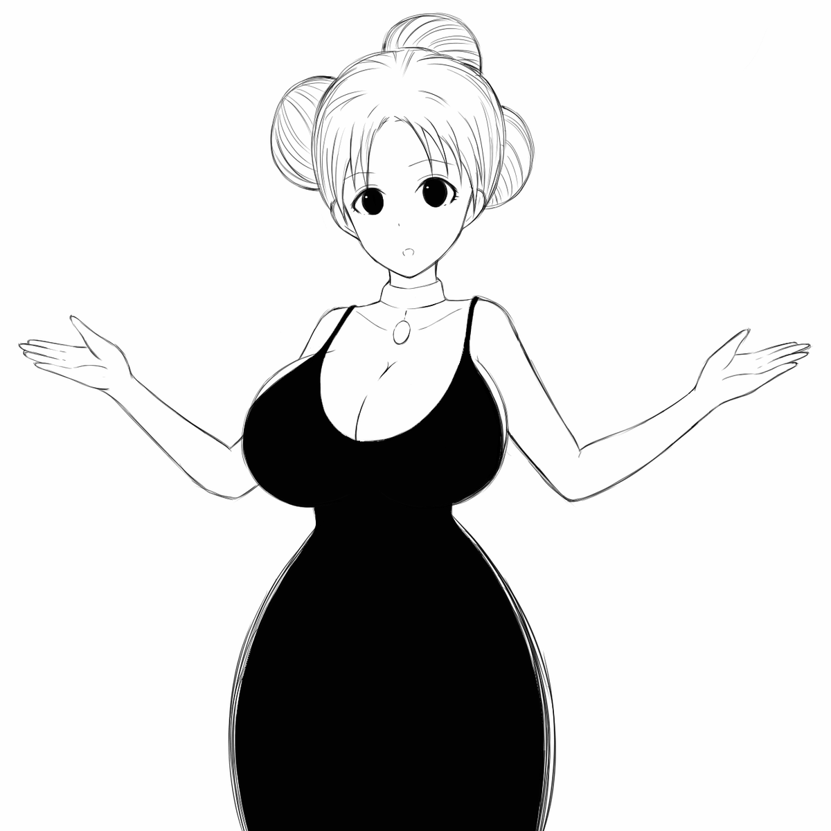 甘い ハンターハンター13巻に登場するオークション司会を描きました ハンターハンター13巻に登場するオークション司会