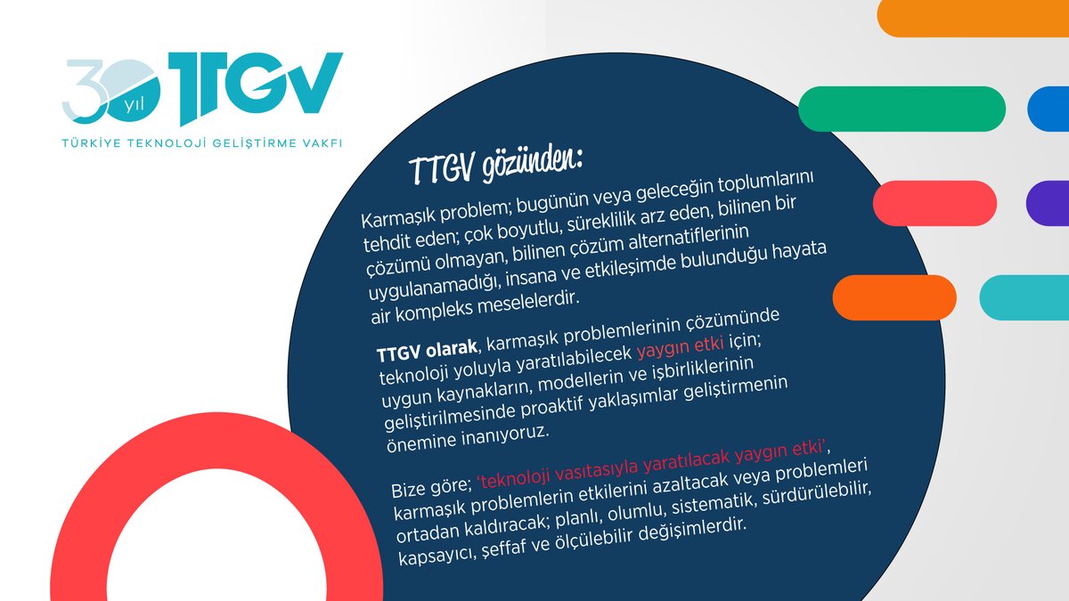 Şimdiye kadar “Yaygın Etki için #Teknoloji” perspektifinden sürdürdüğümüz programlarımıza ek olarak, karmaşık problemlerin teknolojik çözümlerle buluşturulması için ‘Mutabakat Kapısı’ olmayı hedeflediğimiz yeni programımıza dair bilgileri çok yakında paylaşacağız. #yaygınetki