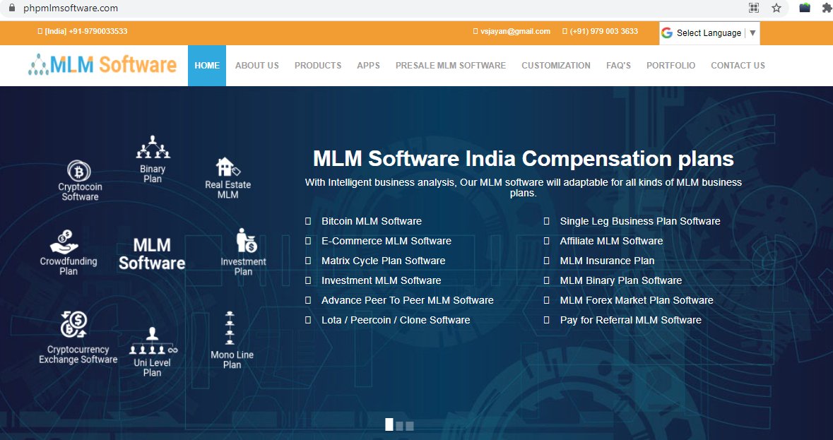 phpscriptsmall2's tweet image. •The large scale and small scale business are all getting the benefits of mlm software companies.our MLM Software Development Company india ,will also provide the online mlm software solution for both international client and domestic client.phpmlmsoftware.com
