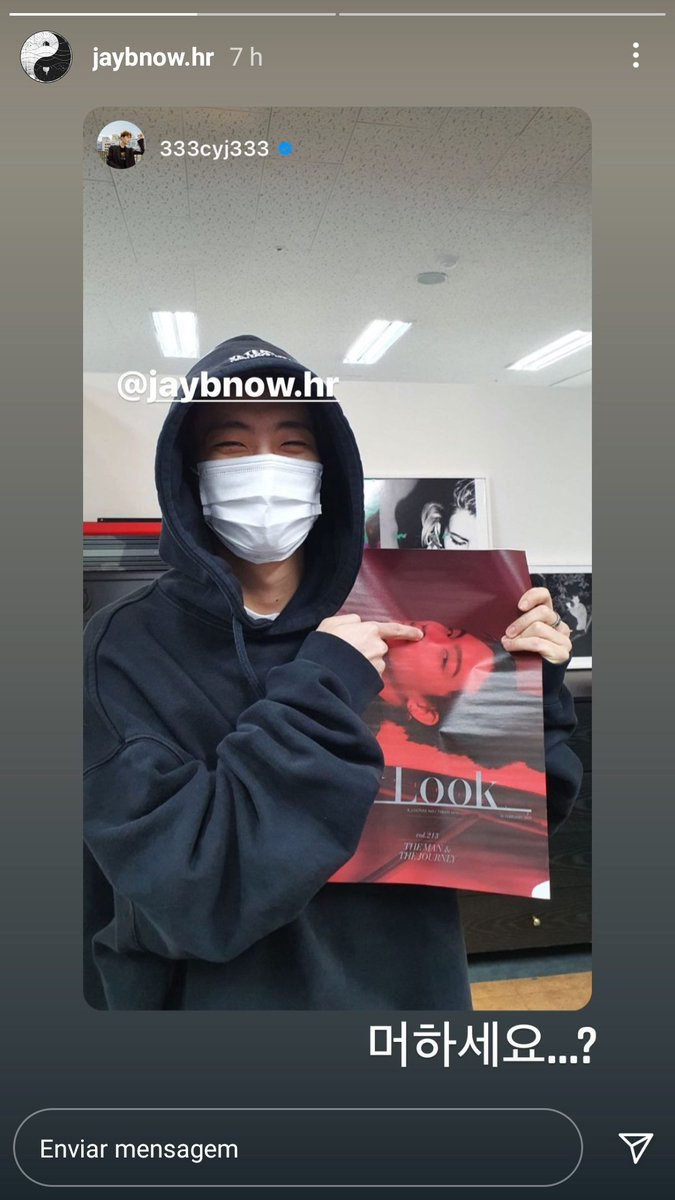 2jae_Brasil's tweet photo. [#instabeom] Milagres acontecem e o bonito resolveu citar o stories do Youngjae:

"O que você está fazendo...?"

#JAYB #jaebeom #youngjae #2jae #영재 #재범 https://t.co/NokZcyM7fl