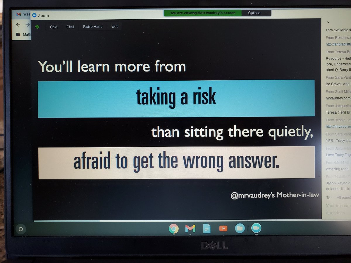 hbusked10's tweet photo. Words to live by from the MIL! Great takeaway! @MrVaudrey #wsmi https://t.co/J7naunVnzD