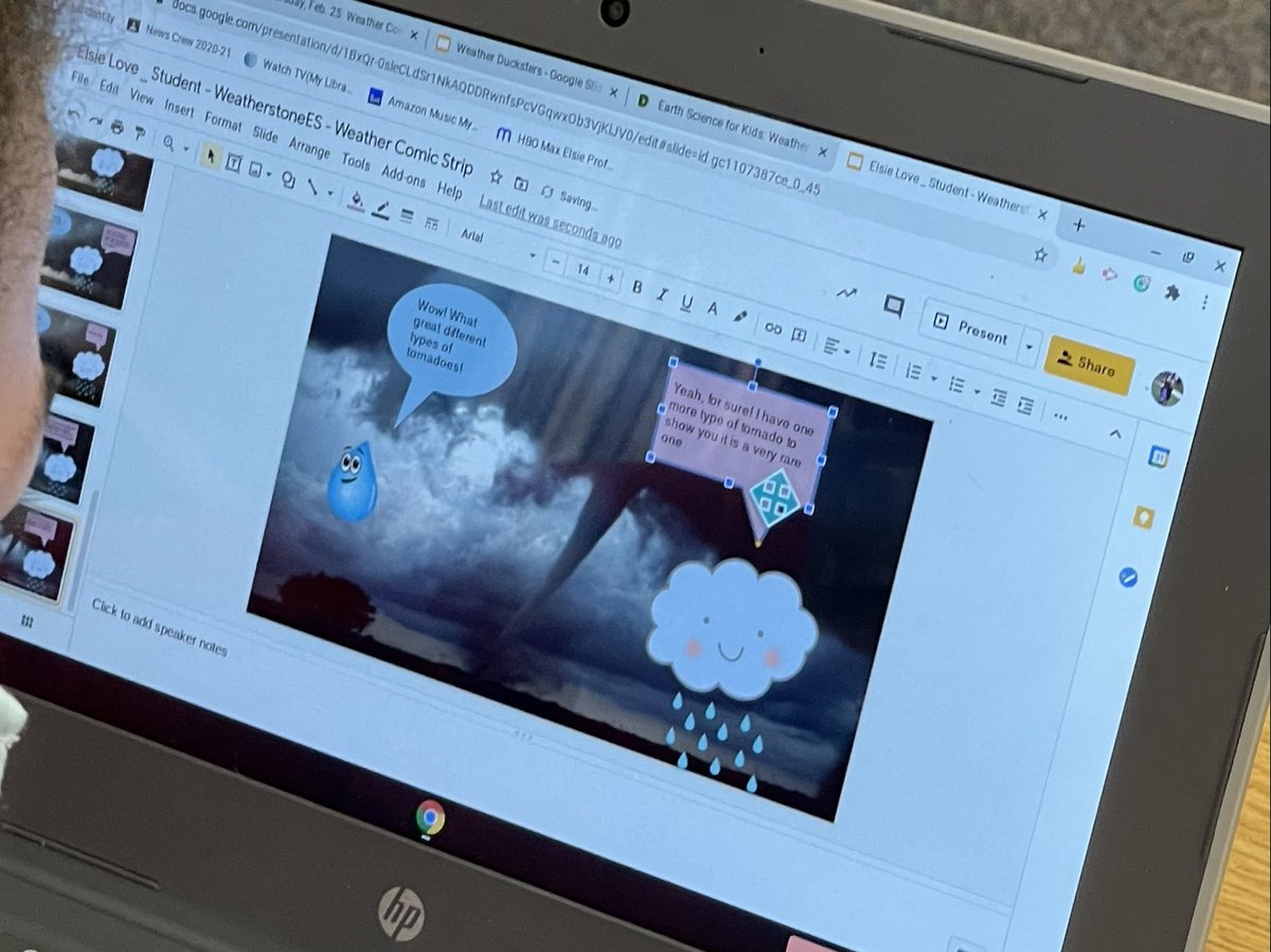 mrszonWES's tweet photo. 5th graders wrote their own weather comic strip based on a script they read. https://t.co/5R5ZYjYZQH