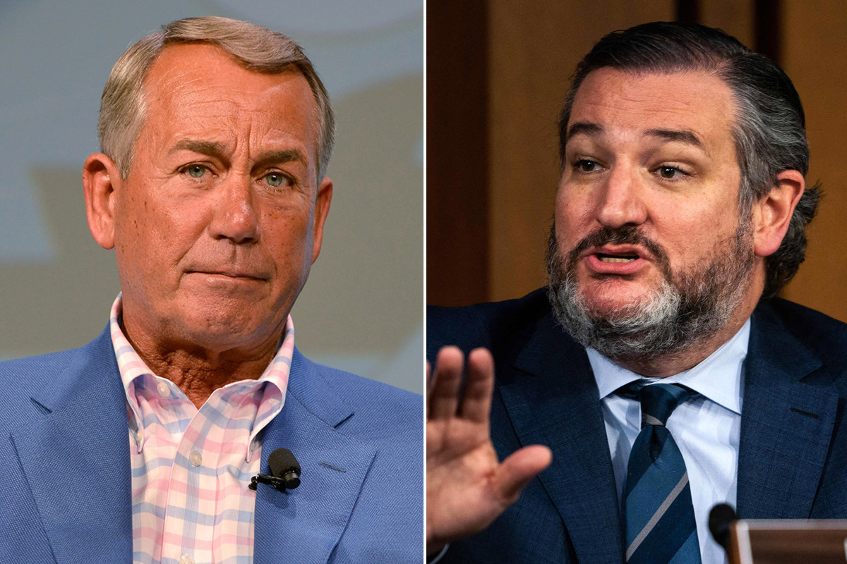 John Boehner reportedly tells Ted Cruz 'go f–k yourself' in audiobook