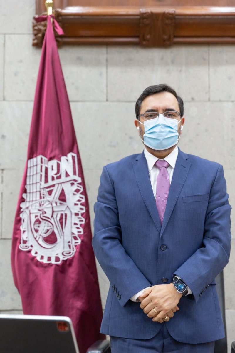 IPN_MX's tweet photo. Con un minuto de silencio en honor a los 256 politécnicos fallecidos por #COVID19, el Director General del IPN, Arturo Reyes Sandoval, dio inicio a la Tercera Sesión Ordinaria del XXXIX Consejo General Consultivo. https://t.co/Kxpa1eeMcr