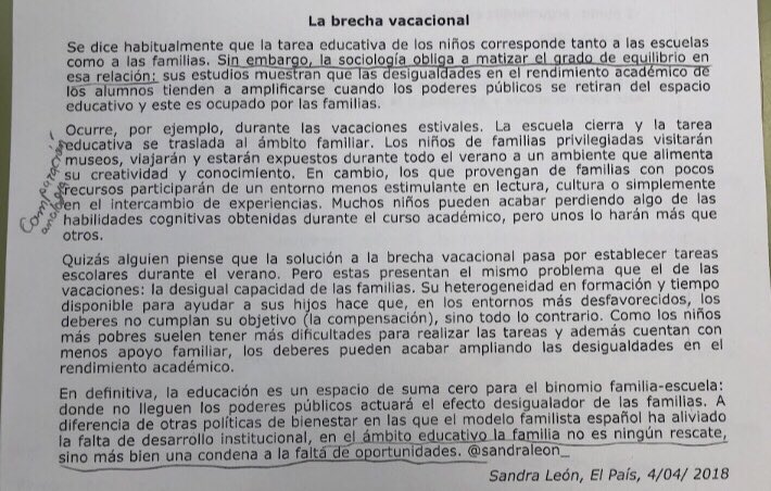 luiscoo_'s tweet photo. Hola, @sandraleon_ 
Esta mañana hemos tenido el examen final de 2 bat con su texto, y nos gustaría saber cual es la estructura de la tesis (analizante, sintetizante, encuadrada...)
Gracias! https://t.co/g51bg7hJ4p