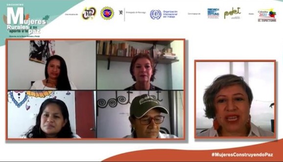 NoruegaenCOL's tweet photo. Interesante conversatorio, @elespectador, con las mujeres, líderesas del Pdet Sierra Nevada y Perija. Proyecto financiado por Noruega que empoderan a las mujeres a ser constructoras de paz en el sector rural. @OITAndina #Colombia2020 #CTC #CUT #Fescol https://t.co/xpvz1gQvPm