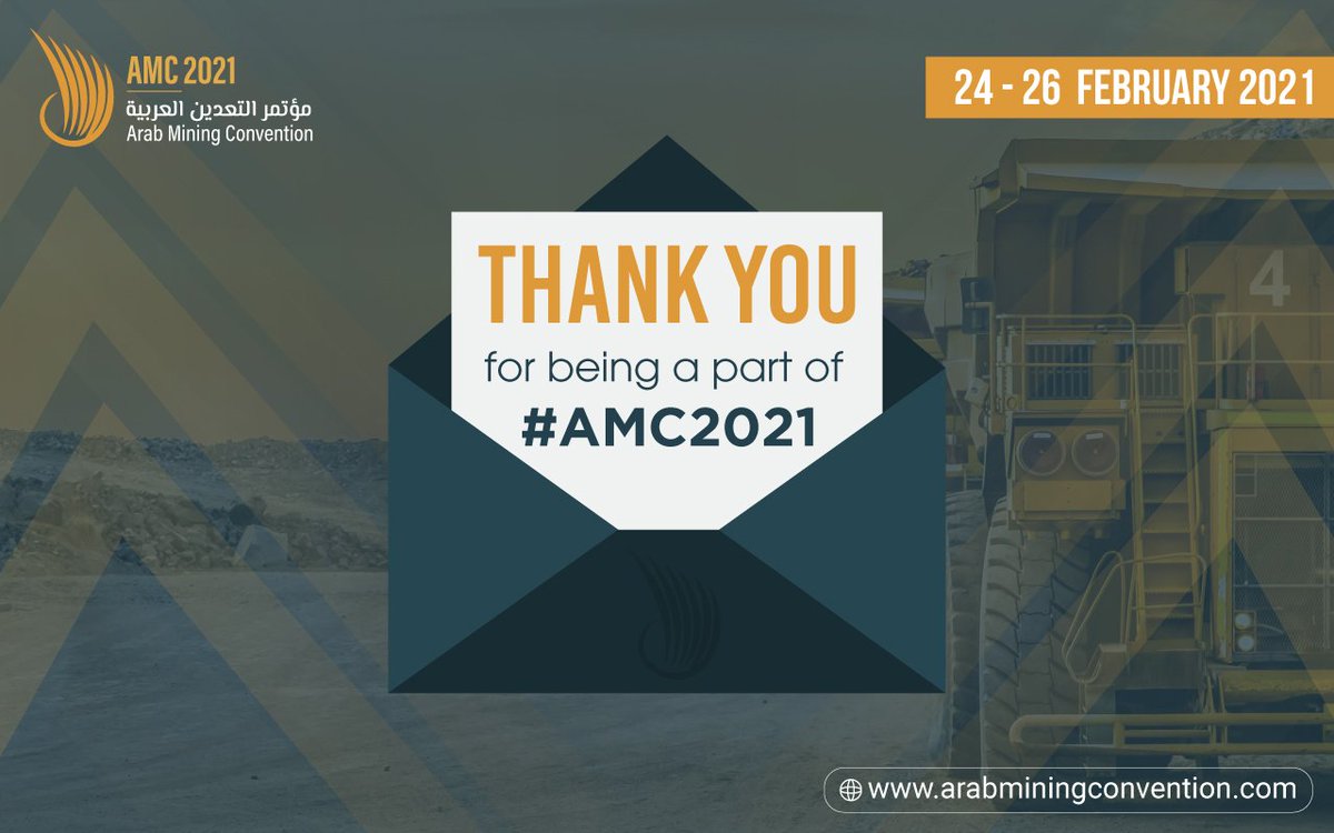 arabminingcon's tweet image. #AMC2021 has drawn to a close!

We are thankful to all our sponsors, exhibitors, speakers, media partners and all the attendees for participating and making the event a huge success. 

We look forward to seeing you all in 2022!