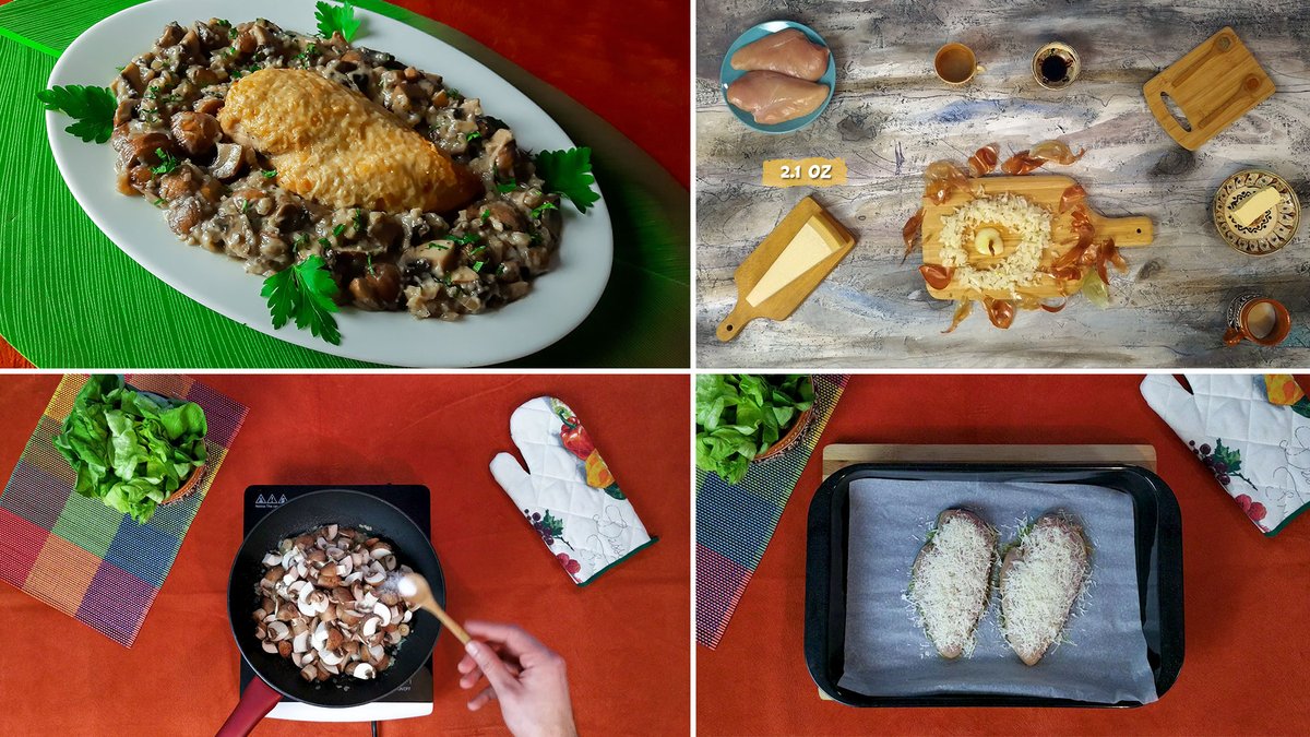 Cooking_Pulse's tweet image. Creamy Parmesan Garlic Mushroom Chicken is ready in just 30 minutes and the parmesan garlic sauce will wow the entire family! 😍 Video recipe below! 👇

Video Link: youtu.be/TBrA5Xws7CE

#chicken  #food #stopmotion #delicious #cooking #hungry