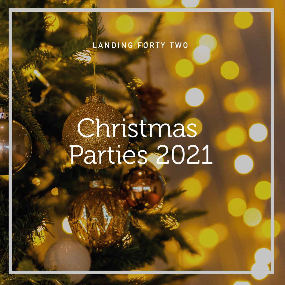 Is it that time already?!

Our diary is now open for Christmas 2021 Party bookings - festive dinners and drinks amongst the stars ✨

Find out more:
landingfortytwo.com/events/christm…