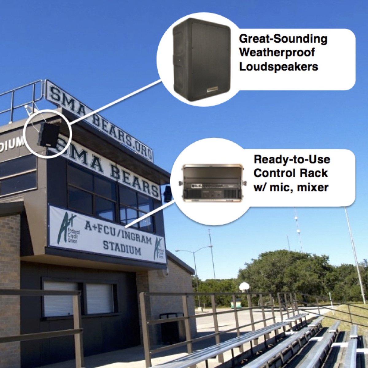 technomadllc's tweet image. 20% sale on Stadium PA Systems and Loudspeakers, through today only!  #proaudio  
Get ready for #Fall2 with a great outdoor audio system. 
technomad.com/order

Take a web-tour of our favorite stadium audio projects here!
technomad.com/articles/stadi…