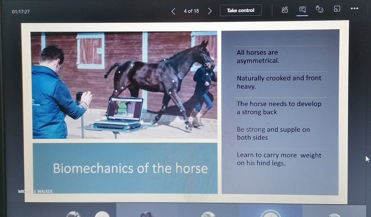 Penny__Ralph's tweet photo. So proud of the Level 3 year 2 Equine students at @cravencollege delivering their remote event for the equestrian rider via @MicrosoftTeams last night - super feedback from the attendees "professional" "very informative" #equestrianlife #enrichinglives https://t.co/XkIQXHXYWr