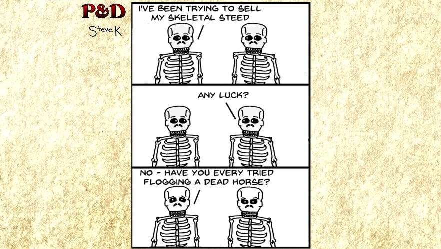 This one's about a Bony Pony...

#DnD #TTRPG