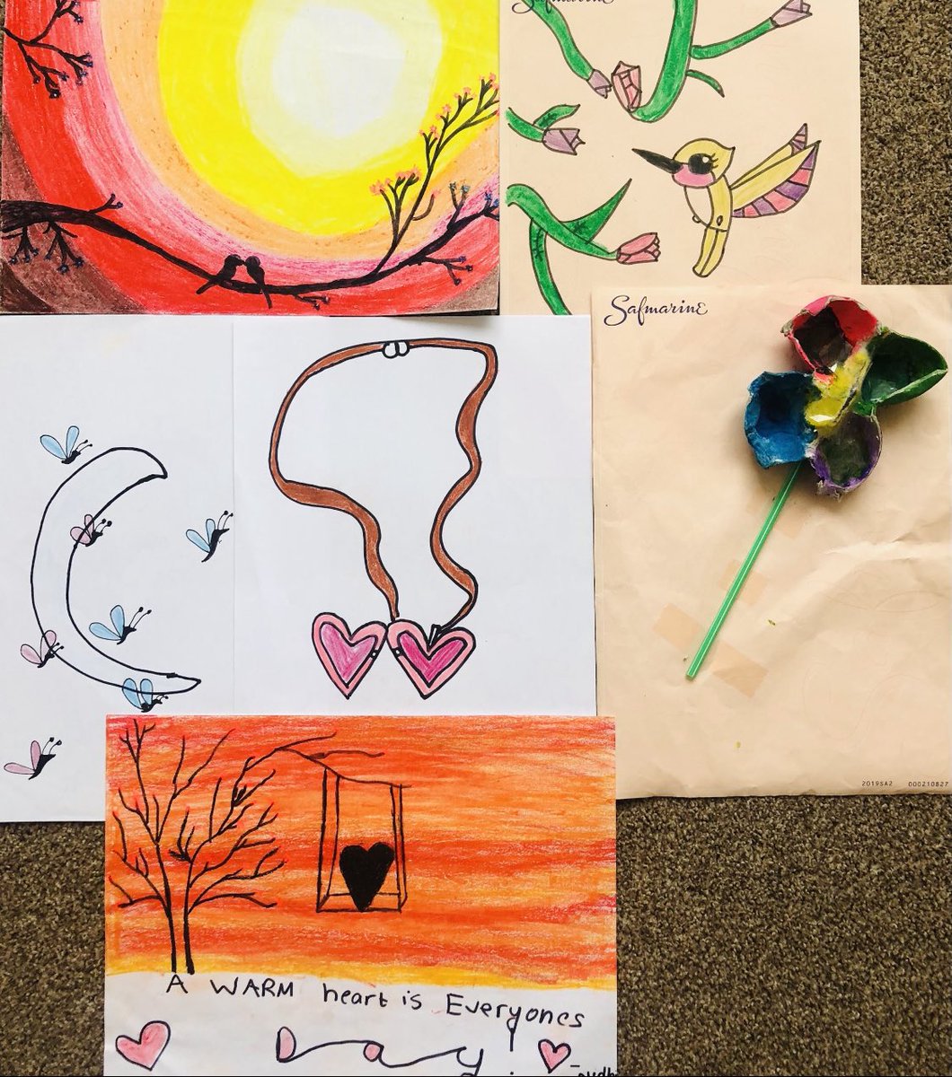 MissMAbraham's tweet photo. This week’s Creative Challenges in Year 3: A Thread. #CreativityIsCentral and we have plenty of it!
Hello World - the children used their windows to say hello to the world using one of their creations. https://t.co/lY0K1rNKYH
