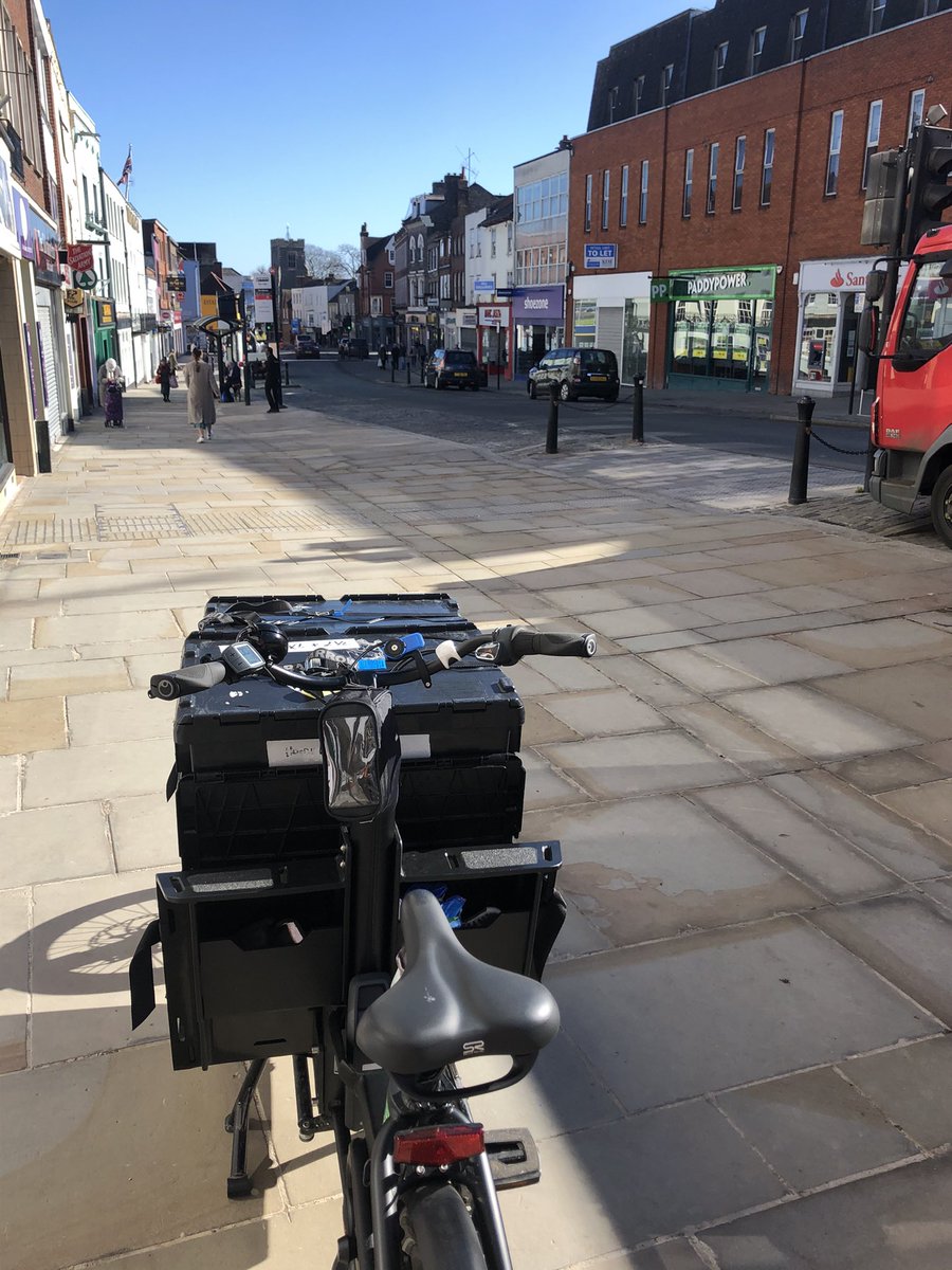 EcargoC's tweet photo. Hit another milestone today on the @UrbanArrowcom eCargo - 200 green, clean emissions free, pedal & leg powered miles total, around our wonderful @VisitColchester - well we’ve visited lots of parts of the Borough! Thanks for the support @enformUK https://t.co/YDVt2v4uJd