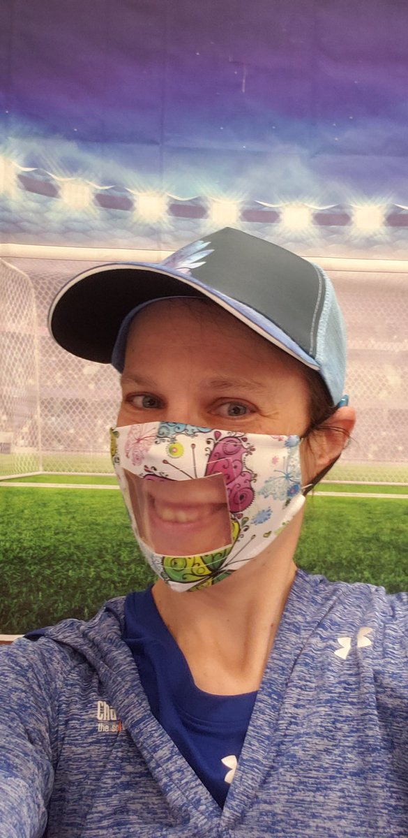 jgivens75's tweet photo. Getting ready to teach OG and it's like Mr. Rogers except I'm changing masks #ogonline #og2019bcps13 #hybridlearning #themaskedteacher #smilemask #halethorpees @JillACarter1 @L_DeDeo @franbowman1 @StephPratt3 https://t.co/ia4KA0ef8V
