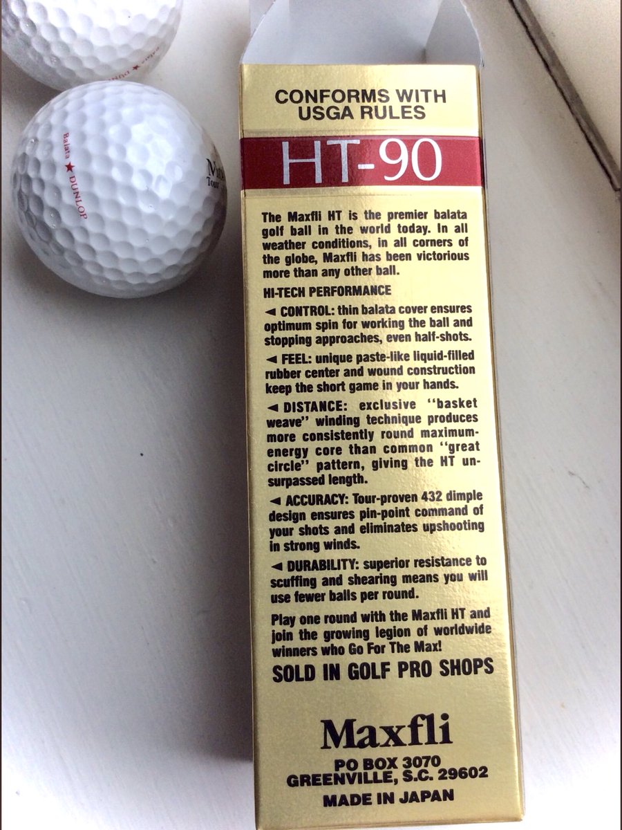 Golf Balls Gone By tweet media