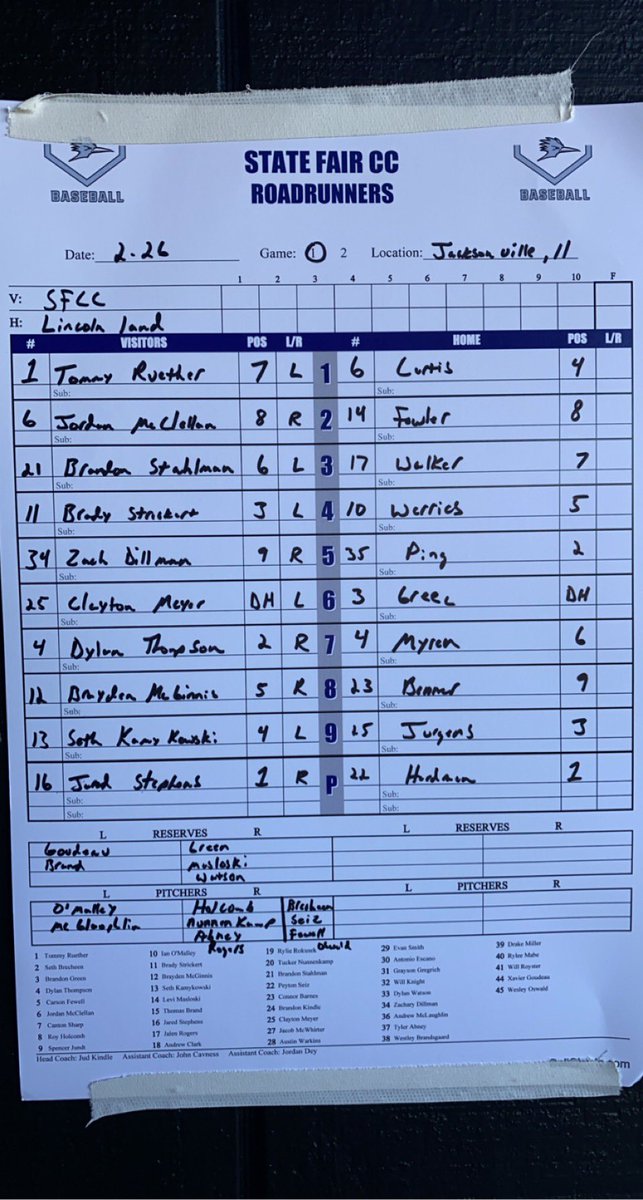 Gameday!!! SFCC vs Lincoln Land IL. First pitch 1pm followed by game 2 at 3:30 pm. With spotty WiFi gamechanger may not work. Follow along for in game updates! <a href="/sfccmoAthletics/">SFCC Athletics</a>