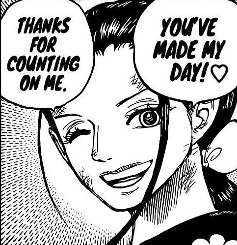 🍊beans made thighs🍊 on Twitter: &quot;Nico Robin stans who been waintin for her shine once more eatin real good this chapter. #ONEPIECE… &quot;